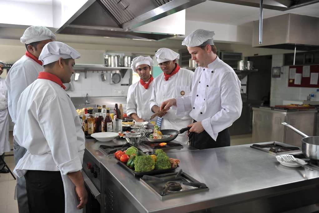 Jindal School of Hotel Management Kitchen